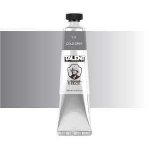 Vincent Talent Yağlı Boya 200 ML 717 Cold Gray - 1