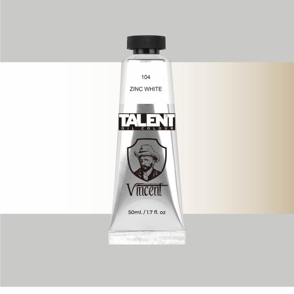 Vincent Talent Yağlı Boya 50 ML 104 Zinc White - 1