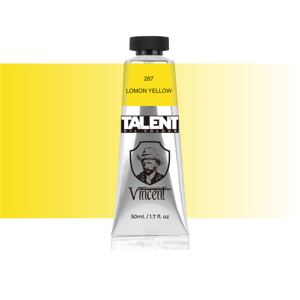 Vincent Talent Yağlı Boya 50 ML 267 Lemon Yellow - 1
