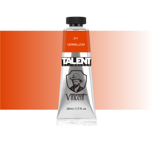 Vincent Talent Yağlı Boya 50 ML 311 Vermillion - 1