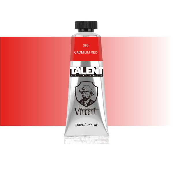 Vincent Talent Yağlı Boya 50 ML 393 Cadmium Red - 1