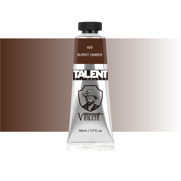 Vincent Talent Yağlı Boya 50 ML 409 Burnt Umber - 1