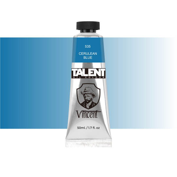 Vincent Talent Yağlı Boya 50 ML 535 Cerulean Blue - 1
