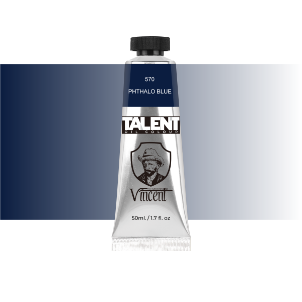 Vincent Talent Yağlı Boya 50 ML 570 Phthalo Blue - 1
