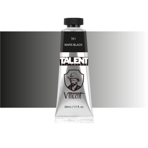 Vincent Talent Yağlı Boya 50 ML 701 Mars Black - 1