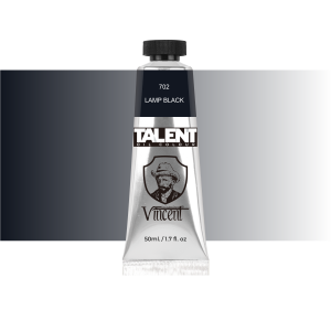 Vincent Talent Yağlı Boya 50 ML 702 Lamp Black - 1