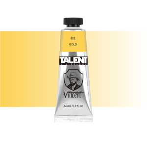 Vincent Talent Yağlı Boya 50 ML 802 Gold - Vincent