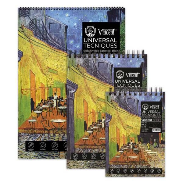 Vincent Universal Techniques Çok Amaçlı Defterler 200gr - 1