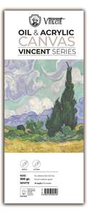 Vincent - Vincent Yağlı Ve Akrilik Boya Kanvas Pad 300Gr 15X40 10 Yaprak