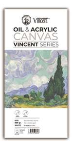 Vincent - Vincent Yağlı Ve Akrilik Boya Kanvas Pad 300Gr 16,5X34 10 Yaprak