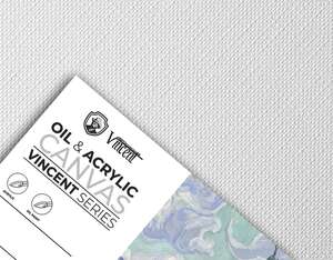 Vincent Yağlı Ve Akrilik Boya Kanvas Pad 300Gr 18X24 10 Yaprak - 2