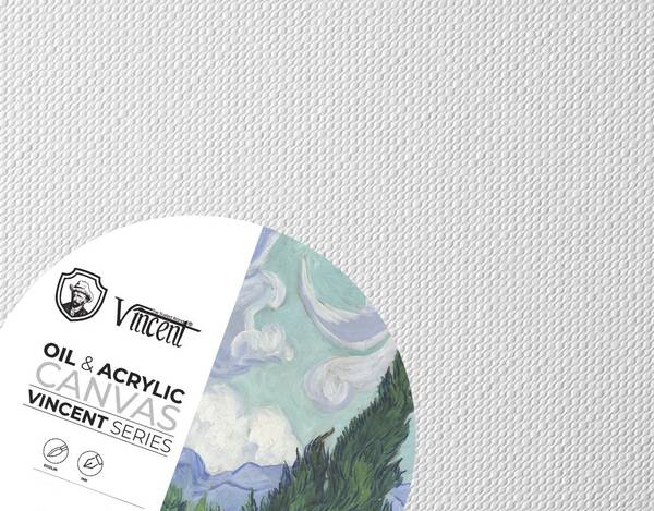Vincent Yağlı Ve Akrilik Boya Kanvas Pad 300Gr Daire 45Cm 10 Yaprak - 2