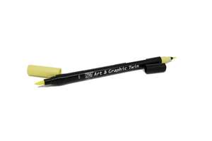 Zig - Zig Art&Graphic Twin Fırça Uçlu Marker TUT-80 013 Pale Yellow