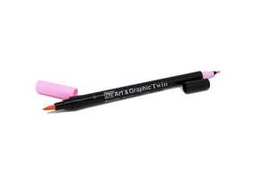 Zig Art&Graphic Twin Fırça Uçlu Marker TUT-80 021 Light Pink - Thumbnail