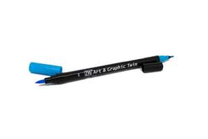 Zig - Zig Art&Graphic Twin Fırça Uçlu Marker TUT-80 034 Cobalt Blue