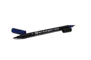 Zig - Zig Art&Graphic Twin Fırça Uçlu Marker TUT-80 036 Deep Blue
