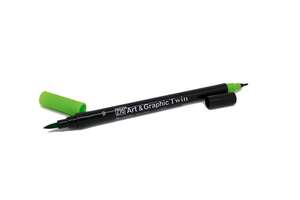 Zig Art&Graphic Twin Fırça Uçlu Marker TUT-80 050 Light Green - Thumbnail