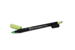 Zig - Zig Art&Graphic Twin Fırça Uçlu Marker TUT-80 053 Pale Green