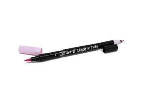 Zig Art&Graphic Twin Fırça Uçlu Marker TUT-80 200 Sugared Almond Pink - 2