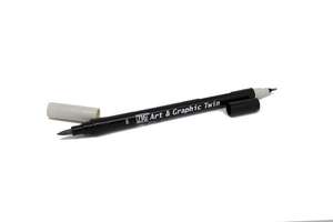 Zig - Zig Art&Graphic Twin Fırça Uçlu Marker TUT-80 805 Gray Tint