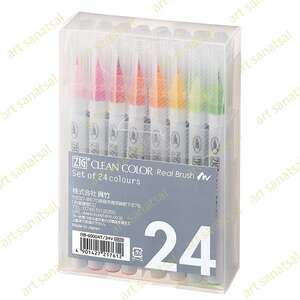Zig Clean Color Fırça Uçlu Marker Rb-6000AT 24'lü Set - Thumbnail