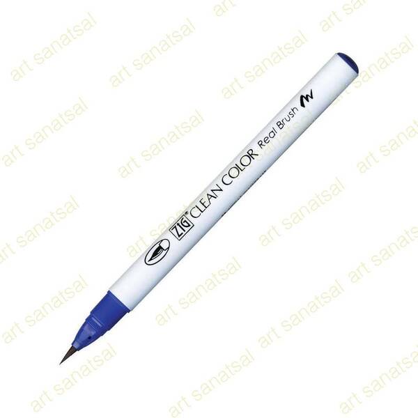 Zig Clean Color Fırça Uçlu Marker Rb-6000AT Blue