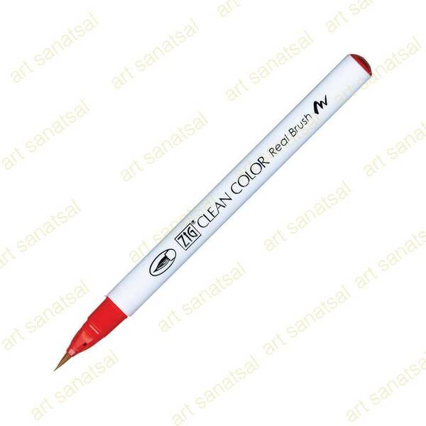 Zig Clean Color Fırça Uçlu Marker Rb-6000AT Carmine