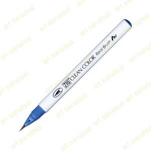Zig - Zig Clean Color Fırça Uçlu Marker Rb-6000AT Cornflower Blue 02