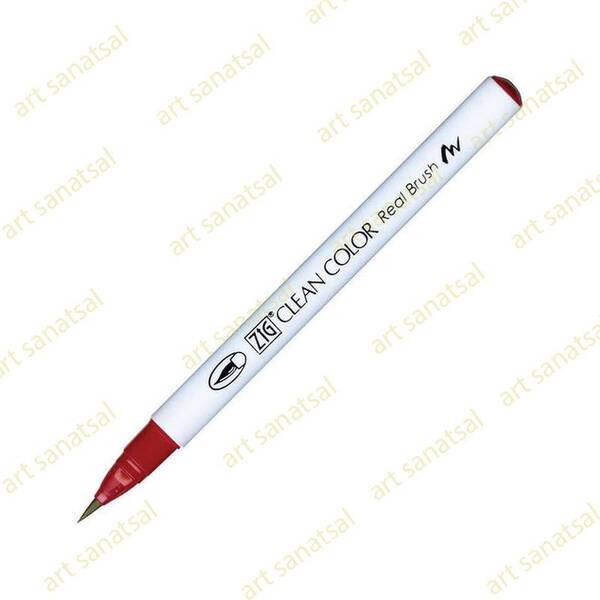 Zig Clean Color Fırça Uçlu Marker Rb-6000AT Deep Red