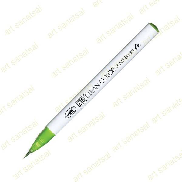 Zig Clean Color Fırça Uçlu Marker Rb-6000AT Fl.Green