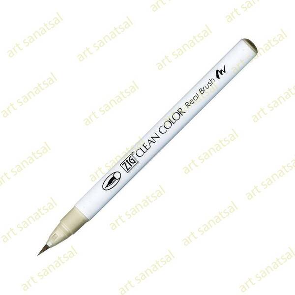 Zig Clean Color Fırça Uçlu Marker Rb-6000AT Gray Tint