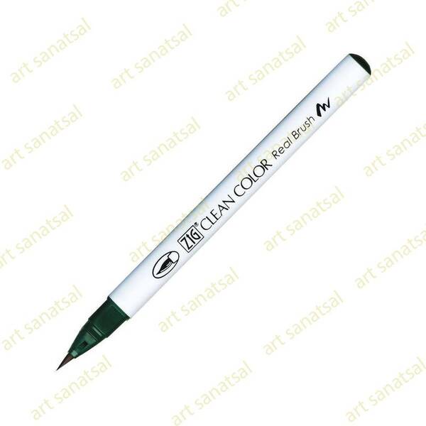 Zig Clean Color Fırça Uçlu Marker Rb-6000AT Mauve Green 03