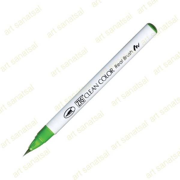 Zig Clean Color Fırça Uçlu Marker Rb-6000AT May Green 02