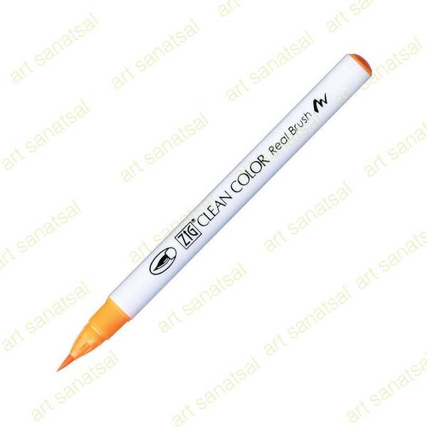 Zig Clean Color Fırça Uçlu Marker Rb-6000AT Orange