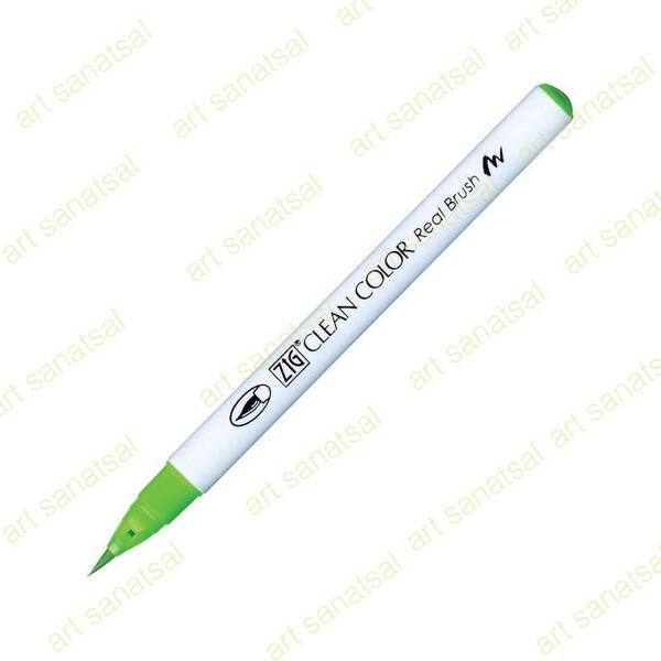 Zig Clean Color Fırça Uçlu Marker Rb-6000AT Yellow Green