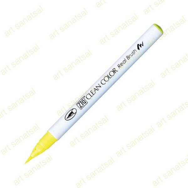 Zig Clean Color Fırça Uçlu Marker Rb-6000AT Yellow