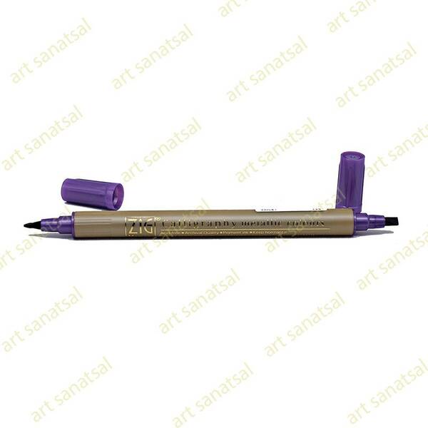 Zig Kaligrafi Kalemi Metalik Ms-8400 Violet