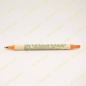 Zig - Zig Kaligrafi Kalemi Ms-3400 Pure Orange 070