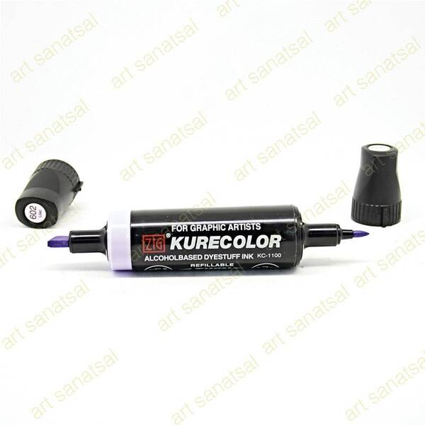 Zig Kurecolor Alkol Bazlı Marker Twin KC-1100 Lilac - 1