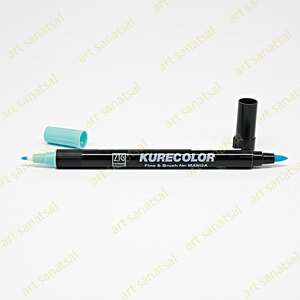 Zig - Zig Kurecolor Fine&Brush Manga Fırça Uçlu Marker CNKC-2200 Light Blue