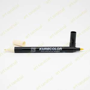 Zig Kurecolor Fine&Brush Manga Fırça Uçlu Marker CNKC-2200 Light Bisque - Zig