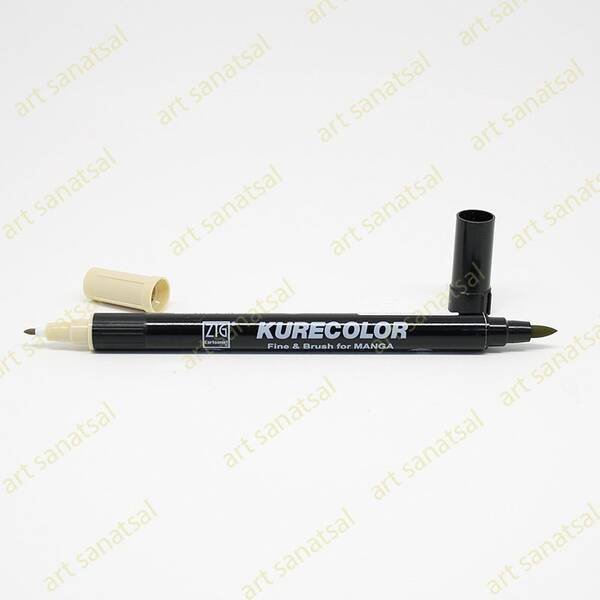 Zig Kurecolor Fine&Brush Manga Fırça Uçlu Marker CNKC-2200 Light Chestnut - 1