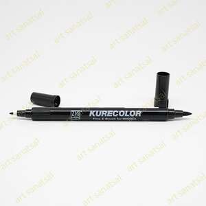Zig Kurecolor Fine&Brush Manga Fırça Uçlu Marker CNKC-2200 Black - Zig