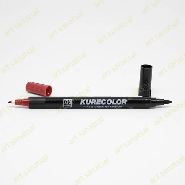 Zig Kurecolor Fine&Brush Manga Fırça Uçlu Marker CNKC-2200 Burnt Sienna - 1