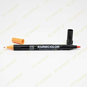 Zig - Zig Kurecolor Fine&Brush Manga Fırça Uçlu Marker CNKC-2200 Cadmium Orange