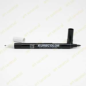 Zig Kurecolor Fine&Brush Manga Fırça Uçlu Marker CNKC-2200 Cool Gray 1 - Zig