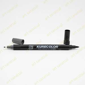 Zig Kurecolor Fine&Brush Manga Fırça Uçlu Marker CNKC-2200 Cool Gray 8 - Zig