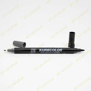 Zig - Zig Kurecolor Fine&Brush Manga Fırça Uçlu Marker CNKC-2200 Cool Gray 8