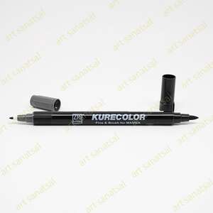 Zig Kurecolor Fine&Brush Manga Fırça Uçlu Marker CNKC-2200 Cool Gray 9 - Zig