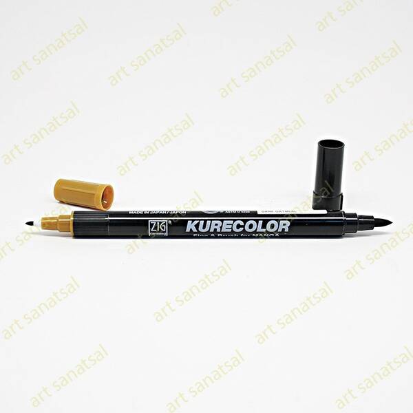 Zig Kurecolor Fine&Brush Manga Fırça Uçlu Marker CNKC-2200 Dark Oatmeal - 1